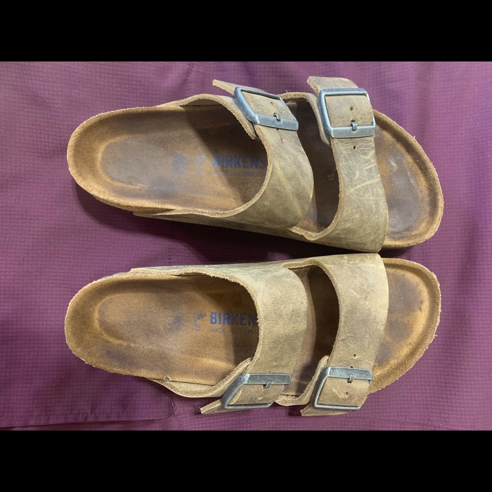 Birkenstock Women’s Soft Footbed Khaki Oiled Leath